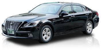 大型ハイヤー（クラウンハイブリット）