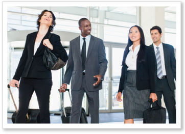 外国からのお客様を迎える